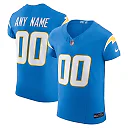 Zennovawear Men's Los Angeles Chargers Powder Blue Vapor F.U.S.E. Elite Custom Jersey