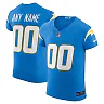 Zennovawear Men's Los Angeles Chargers Powder Blue Vapor F.U.S.E. Elite Custom Jersey