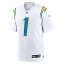 Zennovawear Men's Los Angeles Chargers Quentin Johnston White Away Game Jersey
