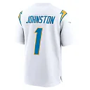Zennovawear Men's Los Angeles Chargers Quentin Johnston White Away Game Jersey