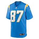 Zennovawear Men's Los Angeles Chargers Simi Fehoko Powder Blue Game Jersey