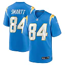 Zennovawear Men's Los Angeles Chargers Stone Smartt Powder Blue Team Game Jersey
