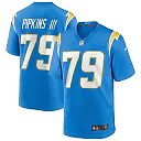 Zennovawear Men's Los Angeles Chargers Trey Pipkins III Powder Blue Game Jersey