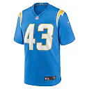 Zennovawear Men's Los Angeles Chargers Troy Dye Powder Blue Game Jersey