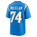 Zennovawear Men's Los Angeles Chargers Tyler McLellan Powder Blue Team Game Jersey