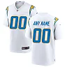 Zennovawear Men's Los Angeles Chargers White Custom Game Jersey