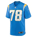 Zennovawear Men's Los Angeles Chargers Zack Bailey Powder Blue Player Game Jersey