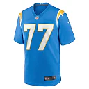 Zennovawear Men's Los Angeles Chargers Zion Johnson Powder Blue Player Game Jersey