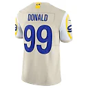 Zennovawear Men's Los Angeles Rams Aaron Donald Bone Alternate Vapor F.U.S.E. Limited Jersey