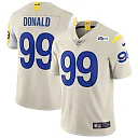 Zennovawear Men's Los Angeles Rams Aaron Donald Bone Vapor Limited Jersey
