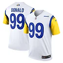 Zennovawear Men's Los Angeles Rams Aaron Donald White Alternate Legend Player Performance Top