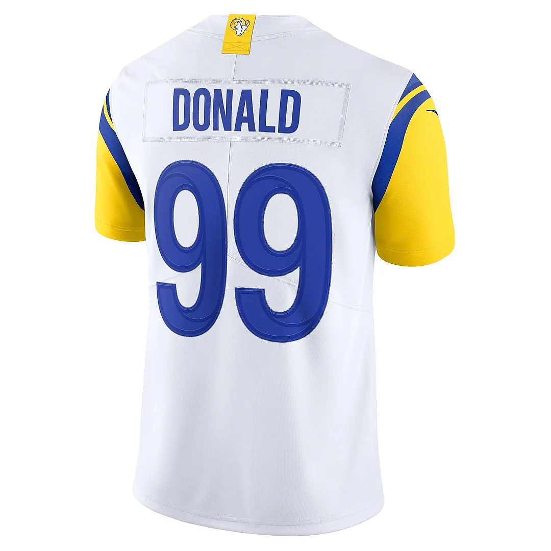 Zennovawear Men's Los Angeles Rams Aaron Donald White Alternate Vapor Limited Jersey