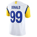 Zennovawear Men's Los Angeles Rams Aaron Donald White Alternate Vapor Limited Jersey
