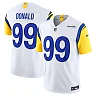 Zennovawear Men's Los Angeles Rams Aaron Donald White Vapor F.U.S.E. Limited Jersey