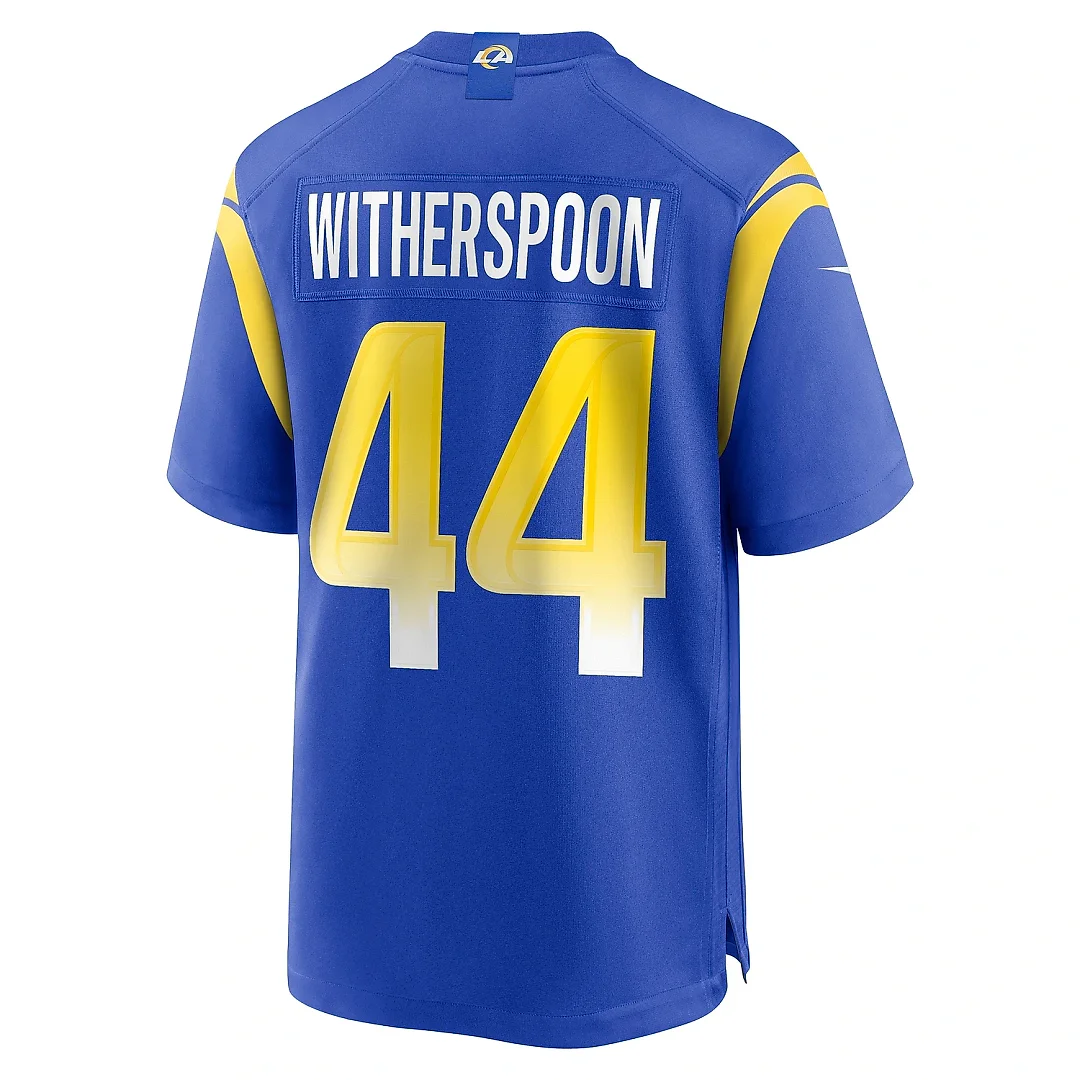 Zennovawear Men's Los Angeles Rams Ahkello Witherspoon Royal Game Jersey