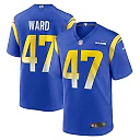 Zennovawear Men's Los Angeles Rams Alex Ward Royal Home Game Jersey