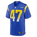 Zennovawear Men's Los Angeles Rams Alex Ward Royal Home Game Jersey