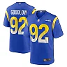 Zennovawear Men's Los Angeles Rams Anthony Goodlow Royal Game Jersey