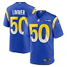 Zennovawear Men's Los Angeles Rams Beaux Limmer Royal Team Game Jersey