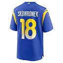 Zennovawear Men's Los Angeles Rams Ben Skowronek Royal Game Jersey