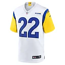 Zennovawear Men's Los Angeles Rams Blake Corum White Game Jersey
