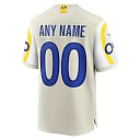 Zennovawear Men's Los Angeles Rams Bone Custom Game Jersey