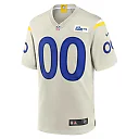 Zennovawear Men's Los Angeles Rams Bone Custom Game Jersey