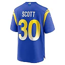 Zennovawear Men's Los Angeles Rams Boston Scott Royal Game Jersey