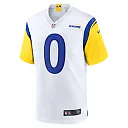 Zennovawear Men's Los Angeles Rams Byron Young White Team Game Jersey
