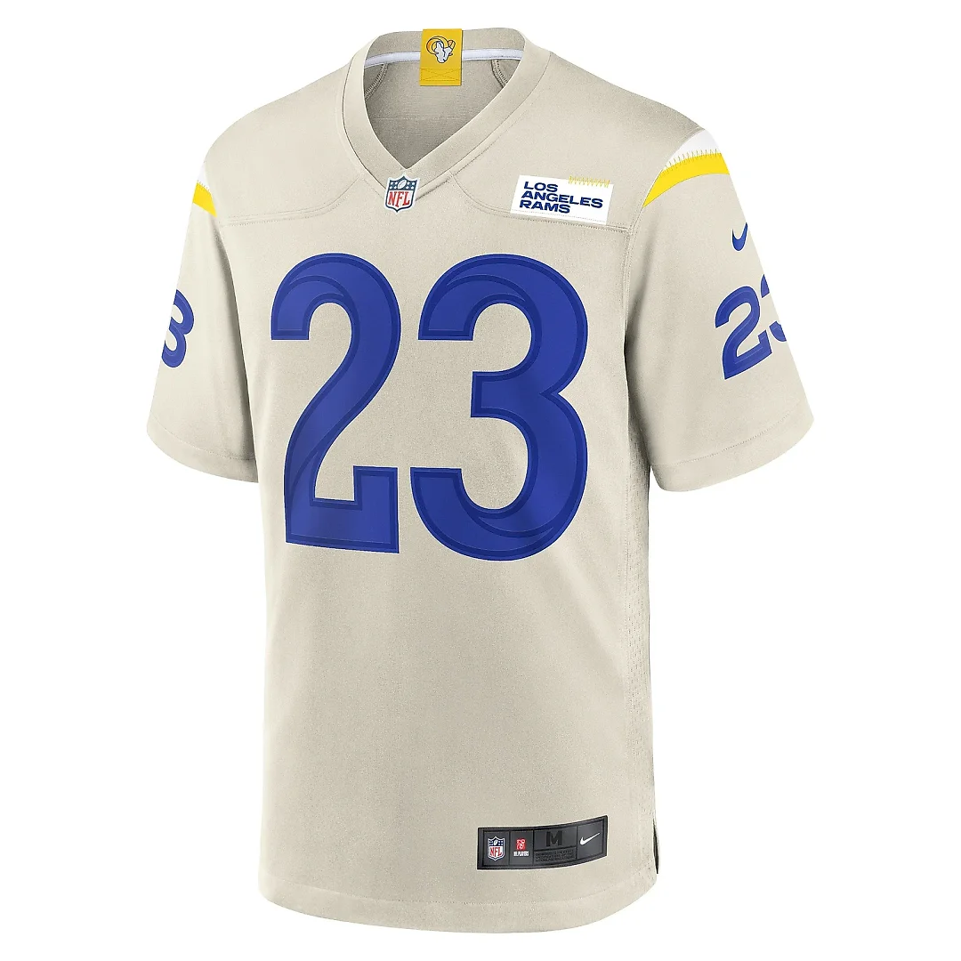 Zennovawear Men's Los Angeles Rams Cam Akers Bone Game Jersey