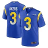 Zennovawear Men's Los Angeles Rams Cam Akers Royal Game Jersey