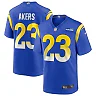 Zennovawear Men's Los Angeles Rams Cam Akers Royal Game Player Jersey