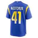 Zennovawear Men's Los Angeles Rams Cameron McCutcheon Royal Game Jersey
