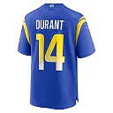 Zennovawear Men's Los Angeles Rams Cobie Durant Royal Game Player Jersey