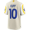 Zennovawear Men's Los Angeles Rams Cooper Kupp Bone Player Game Jersey
