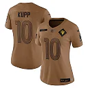 Zennovawear Men's Los Angeles Rams Cooper Kupp Brown Salute To Service Limited Jersey