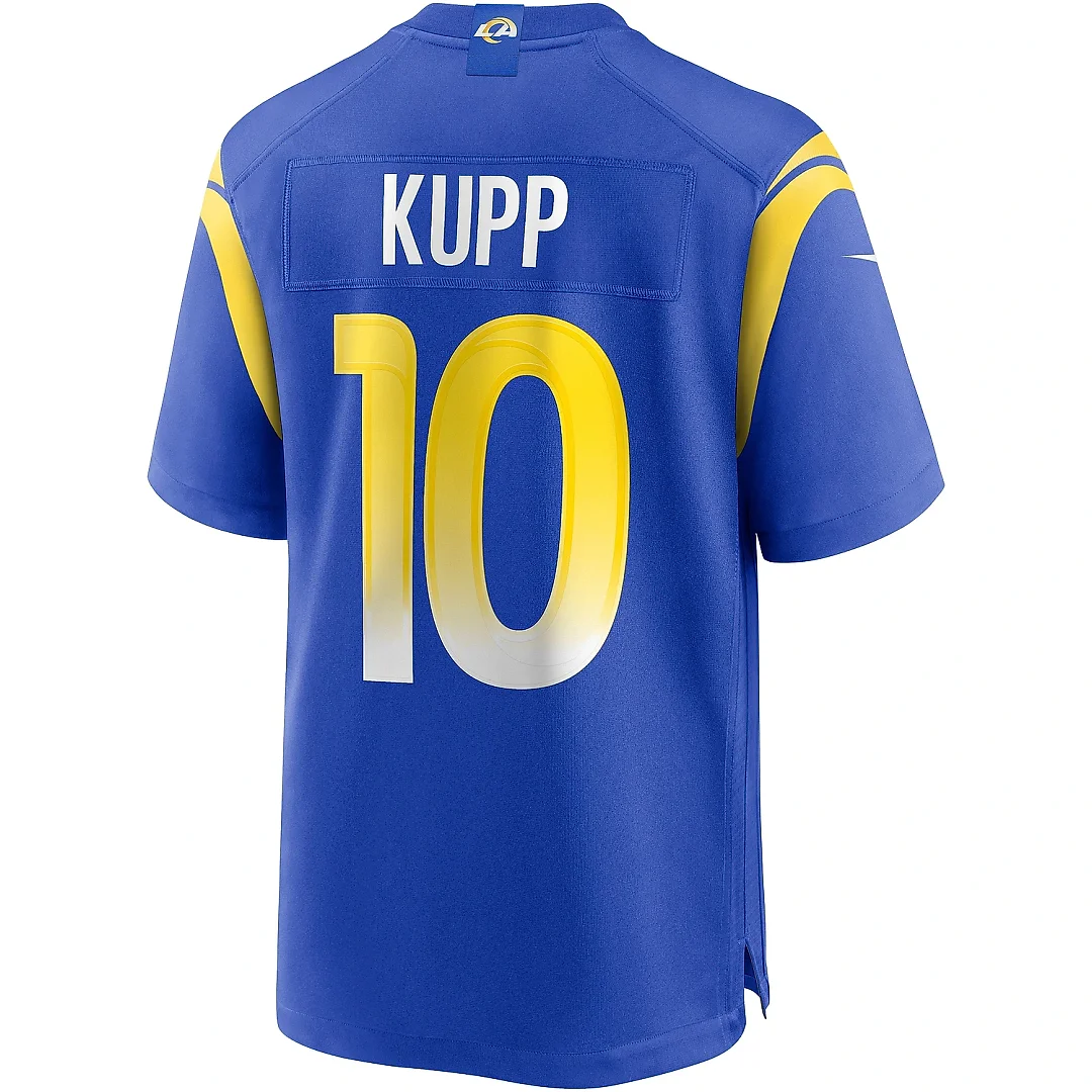 Zennovawear Men's Los Angeles Rams Cooper Kupp Royal Game Player Jersey