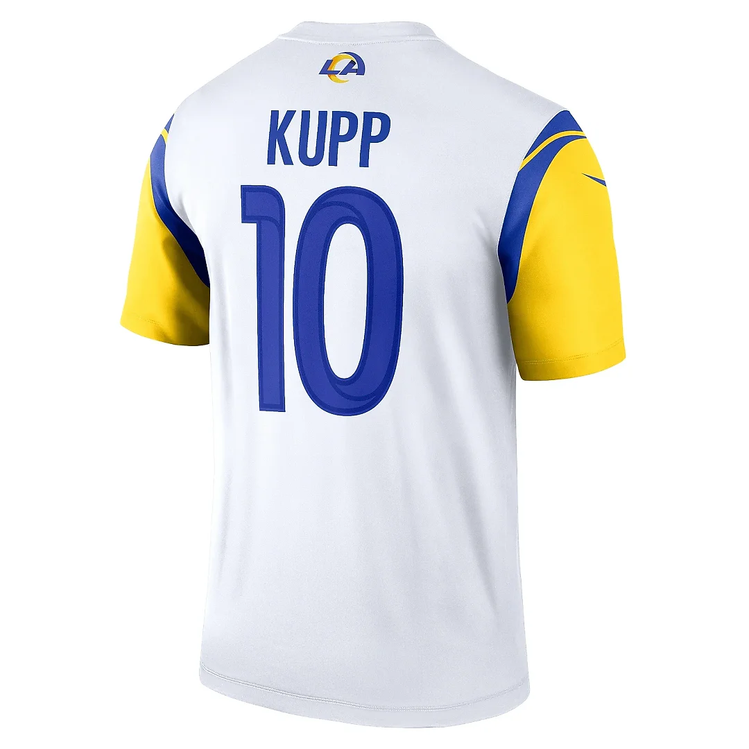 Zennovawear Men's Los Angeles Rams Cooper Kupp White Alternate Legend Player Performance Top
