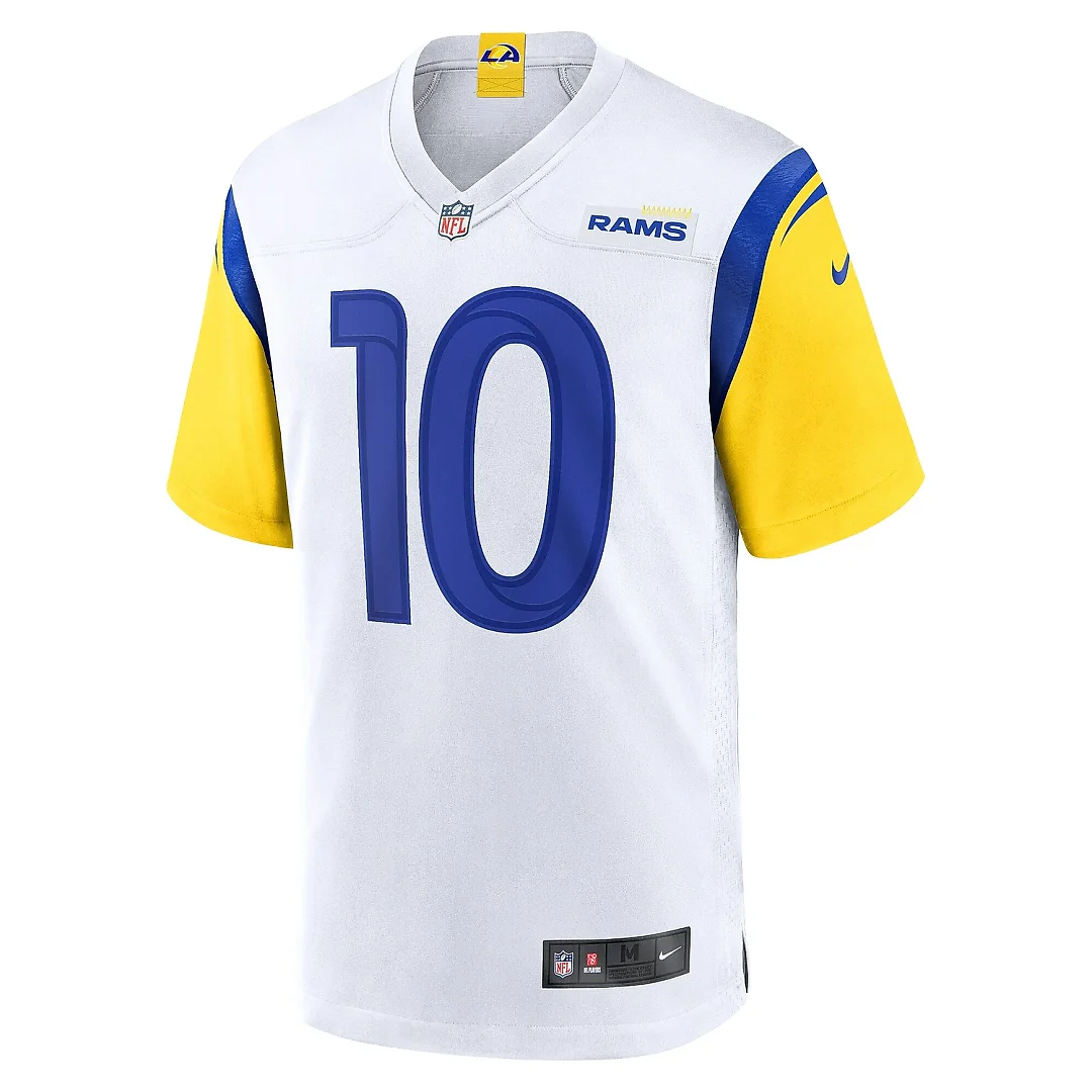 Zennovawear Men's Los Angeles Rams Cooper Kupp White Alternate Player Game Jersey