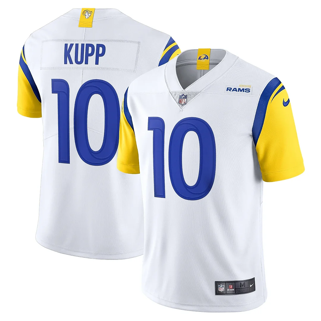 Zennovawear Men's Los Angeles Rams Cooper Kupp White Alternate Vapor Limited Jersey