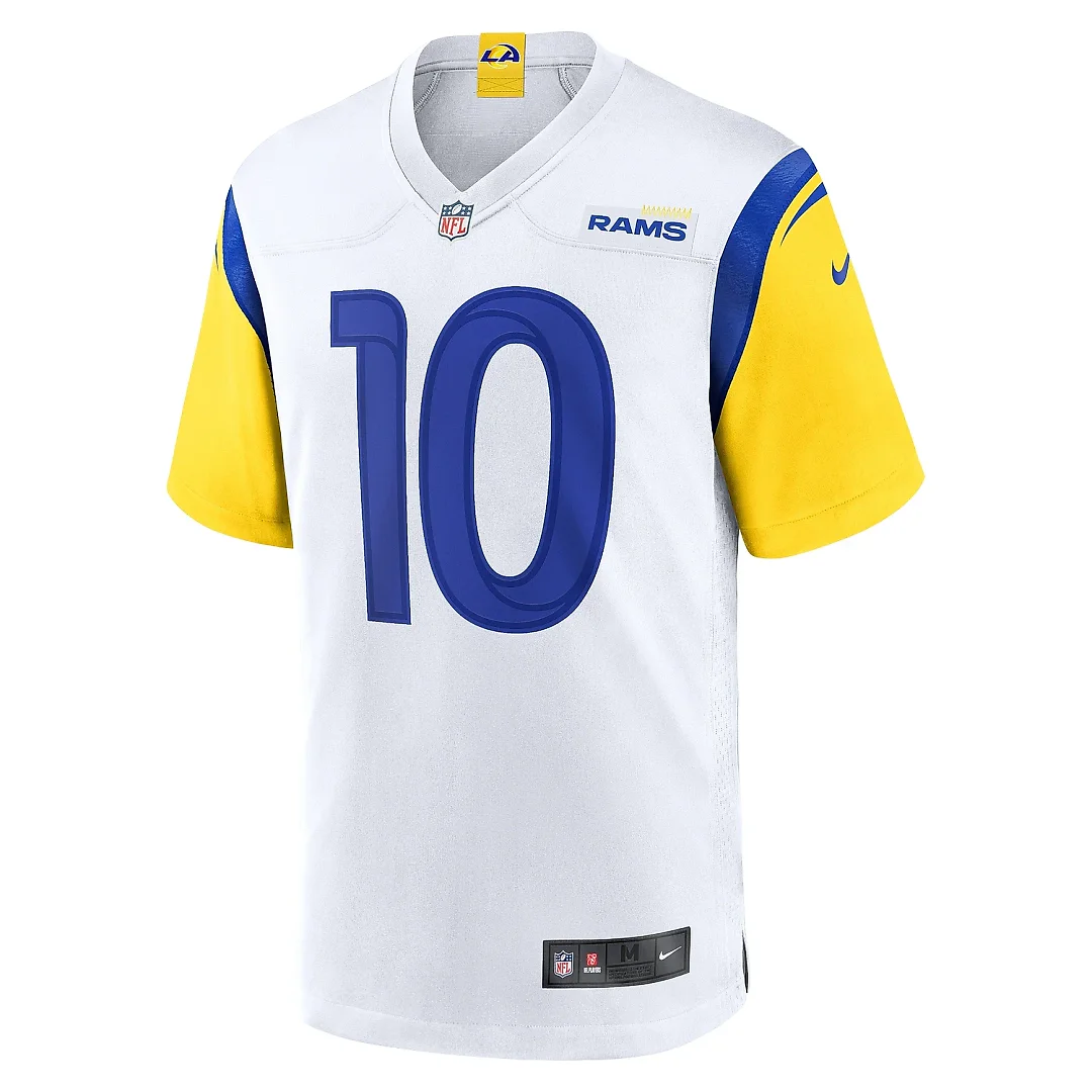 Zennovawear Men's Los Angeles Rams Cooper Kupp White Alternate Game Jersey