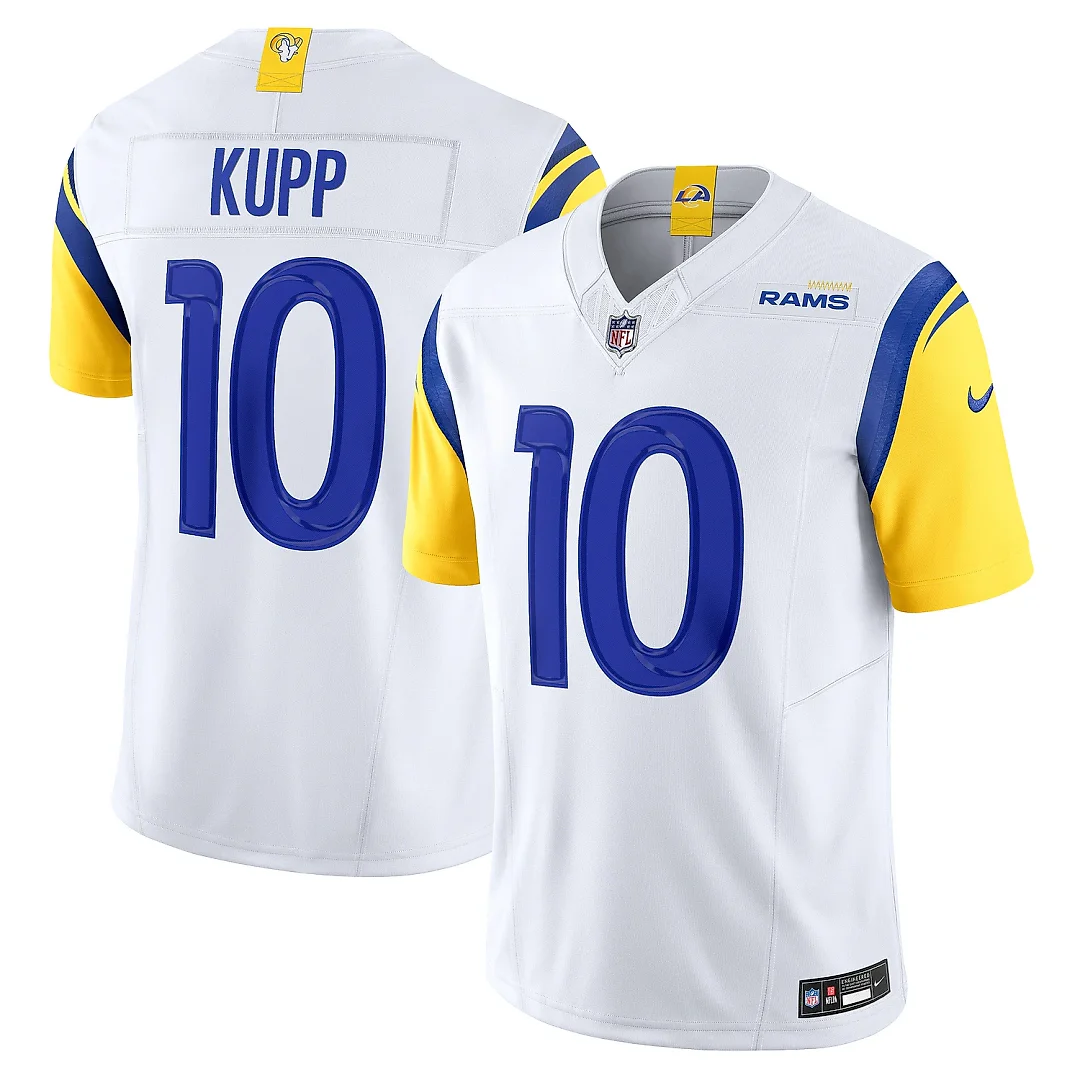 Zennovawear Men's Los Angeles Rams Cooper Kupp White Vapor F.U.S.E. Limited Jersey