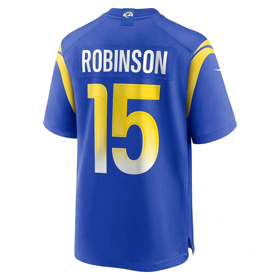 Zennovawear Men's Los Angeles Rams Demarcus Robinson Royal Game Jersey