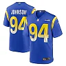 Zennovawear Men's Los Angeles Rams Desjuan Johnson Royal Home Game Jersey