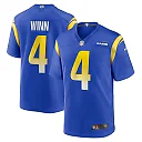 Zennovawear Men's Los Angeles Rams Dresser Winn Royal Team Game Jersey
