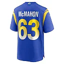 Zennovawear Men's Los Angeles Rams Dylan McMahon Royal Team Game Jersey
