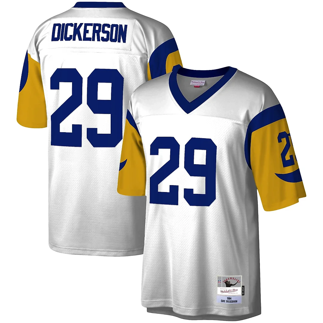 Zennovawear Men's Los Angeles Rams Eric Dickerson Mitchell & Ness White Legacy Jersey