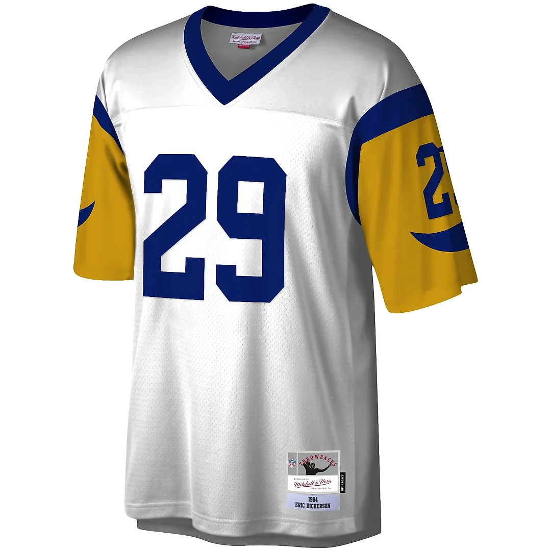 Zennovawear Men's Los Angeles Rams Eric Dickerson Mitchell & Ness White Legacy Jersey