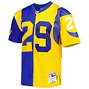Zennovawear Men's Los Angeles Rams Eric Dickerson Mitchell & Ness Royal/Gold 1984 Split Legacy Jersey