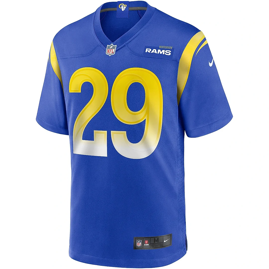 Zennovawear Men's Los Angeles Rams Eric Dickerson Royal Game Retired Player Jersey